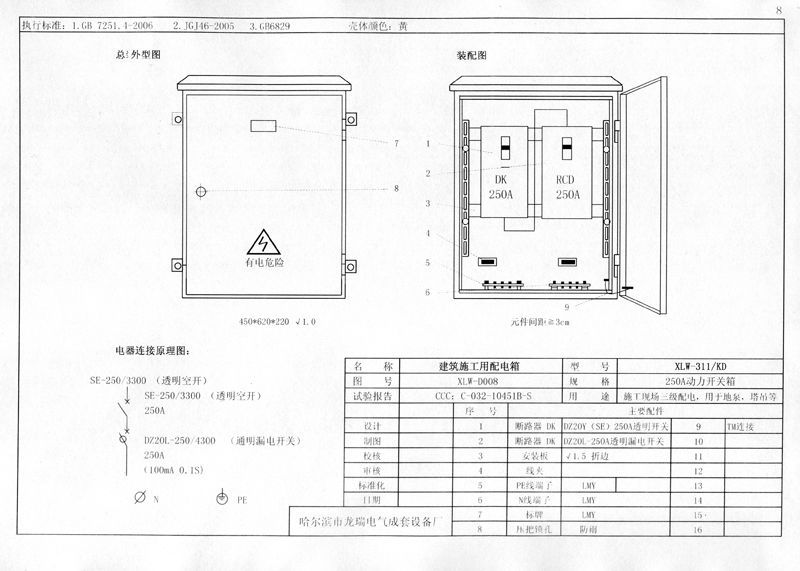 機電的！施工現場臨時用電配電箱(機柜)標準化配置圖集，只有這一個！