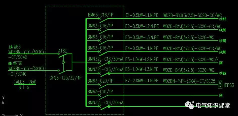 配電箱系統圖中的字母是什么意思？教你如何閱讀配電箱系統圖！