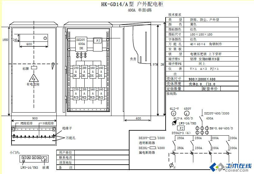 三級配電，二級保護(hù)，一機(jī)一閘一漏，一箱配電箱及施工要求